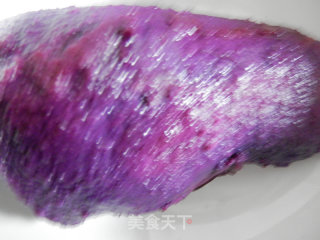 紫薯糯米饼的做法步骤：1