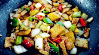 多蔬肉片盖浇饭的做法步骤：7