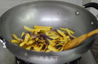 辣酱烧茄子的做法步骤：8