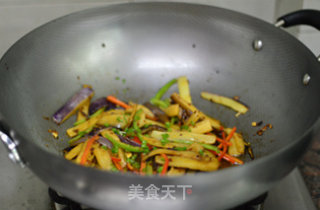 辣酱烧茄子的做法步骤：10
