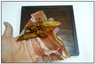 巴玛火腿卷茄子的做法步骤：6