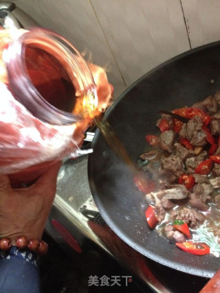 辣炒地羊肉的做法步骤：9