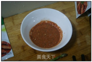 香辣虾配芦笋的做法步骤：2