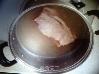 腊腌菜扣肉的做法步骤：2