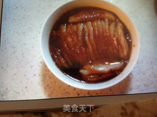 腊腌菜扣肉的做法步骤：11