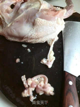 尖椒炒鸡公的做法步骤：3