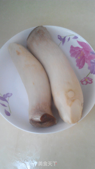 炝拌杏鲍菇的做法步骤：1