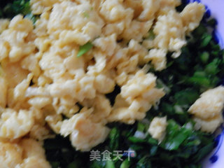 鸡蛋韭菜包的做法步骤：5