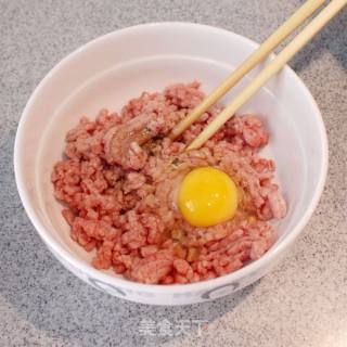自种蔬菜做出的美食-----水晶香菜丸子的做法步骤：4