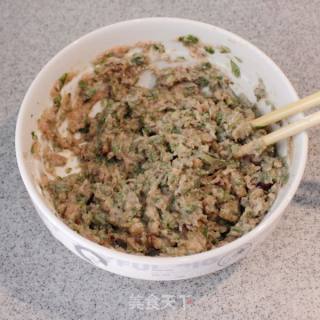 自种蔬菜做出的美食-----水晶香菜丸子的做法步骤：7