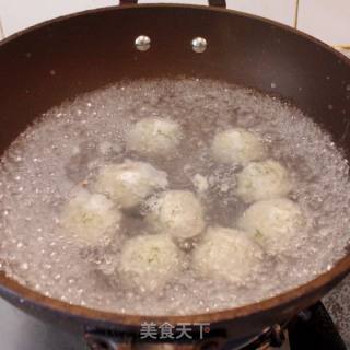 自种蔬菜做出的美食-----水晶香菜丸子的做法步骤：10