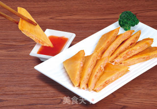 月亮虾饼的做法步骤：3