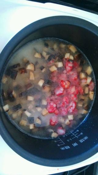 香菇腊肠焖饭的做法步骤：4