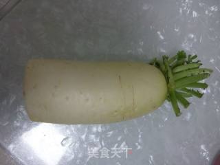 凉拌白萝卜的做法步骤：1