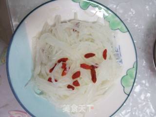 凉拌白萝卜的做法步骤：3