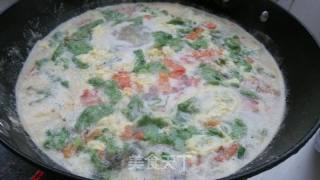 菠菜疙瘩汤的做法步骤：8