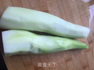 白灼芥蓝的做法步骤：2