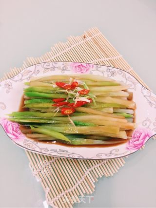 白灼芥蓝的做法步骤：10