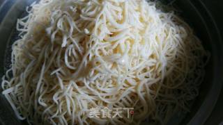 豆干蒜蔬蒸拌面的做法步骤：4