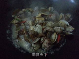 爆炒花蛤的做法步骤：6
