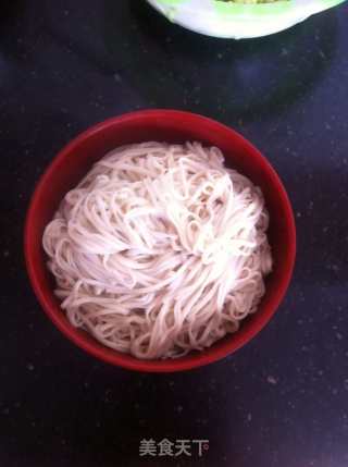 蒜苔肉末炸酱面的做法步骤：8