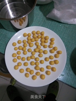 四色桂花酒酿圆子的做法步骤：7