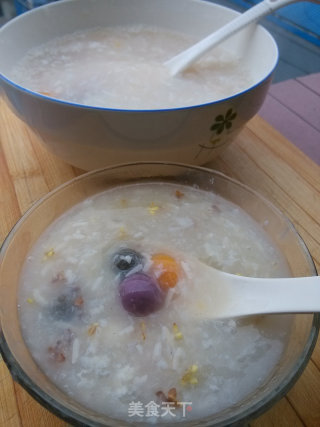 四色桂花酒酿圆子的做法步骤：18