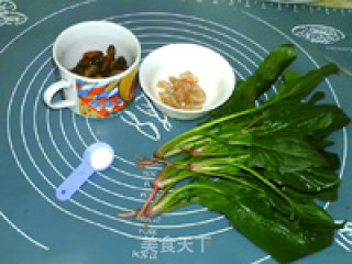 绿菠淡菜汤的做法步骤：1