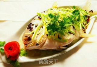 清蒸平鱼的做法步骤：7
