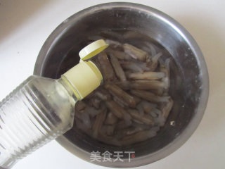 韭香蛏子的做法步骤：1