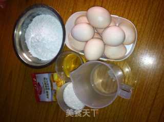 10寸蛋风蛋糕的做法步骤：1