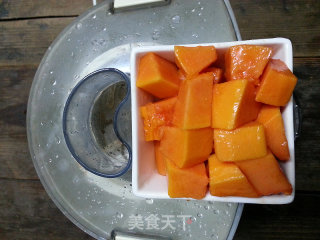 青春的方程式=木瓜柠檬胡萝卜苹果汁的做法步骤：4