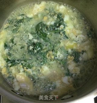 艾叶蛋汤的做法步骤：10