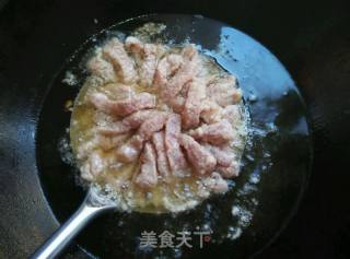 糖醋里脊花的做法步骤：5