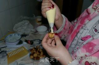 香草泡芙的做法步骤：7