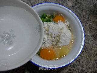 韭菜鸡蛋土豆丝饼的做法步骤：7