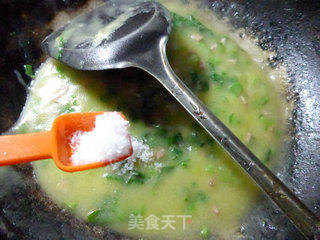 培根菜芯玉米糊的做法步骤：10
