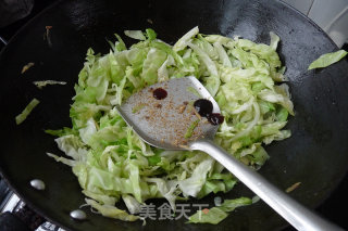 包菜丝炒牛肉的做法步骤：5