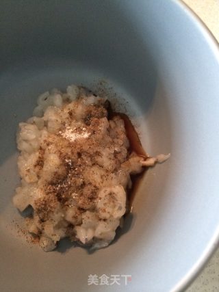 虾茸丸子的做法步骤：2
