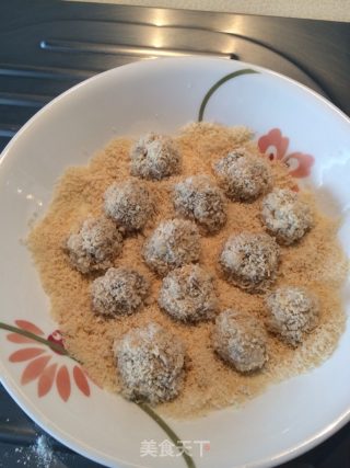 虾茸丸子的做法步骤：8