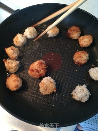 虾茸丸子的做法步骤：10