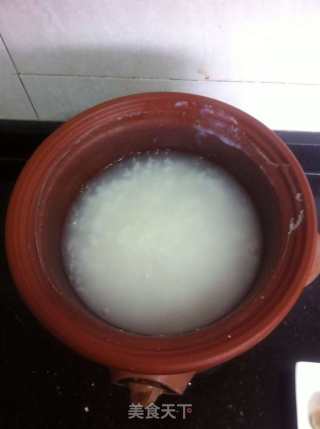 青菜鸡丸粥的做法步骤：6