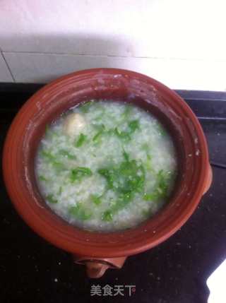 青菜鸡丸粥的做法步骤：11