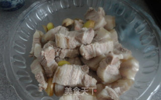 杏鲍菇红烧肉的做法步骤：4