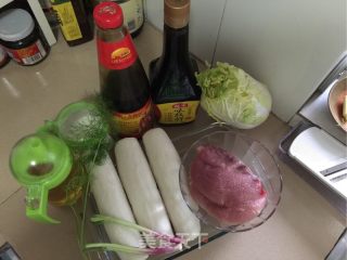 炒粉利的做法步骤：1