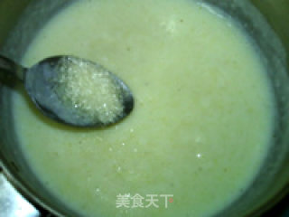 牛奶玉米面粥的做法步骤：7
