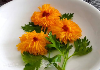 【美食】拈花入口——黄金菊的做法步骤：9