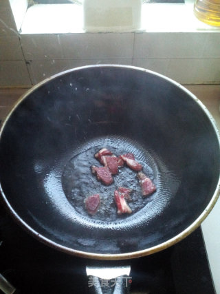肉片炒山药的做法步骤：4