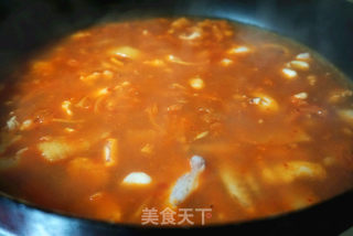 韩式海鲜锅的做法步骤：6