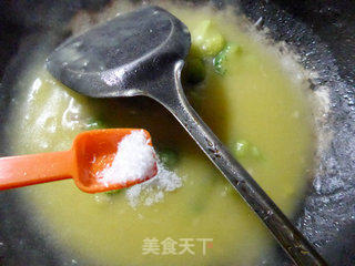 肉末西兰花玉米糊的做法步骤：9